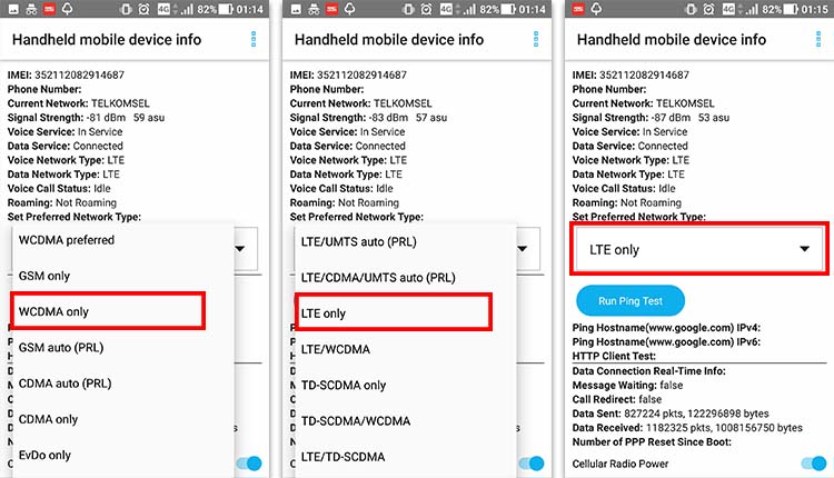 [ASK] Pengaturan Sony Xperia Z1S network 3g/4g only