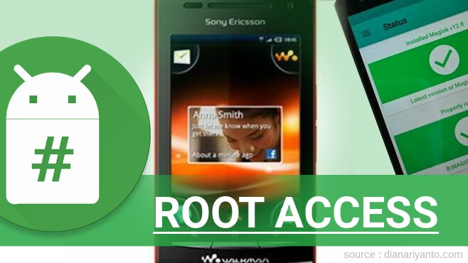 UPDATE : Cara Root Sony Ericsson W8 Walkman E16i Tanpa Komputer