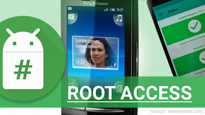 Cara Root Sony Xperia X10 Mini E10i Tanpa PC
