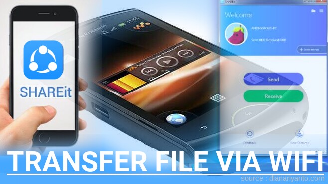 Transfer File via Wifi di Sony Ericsson Live with Walkman WT19i Menggunakan ShareIt Versi Baru