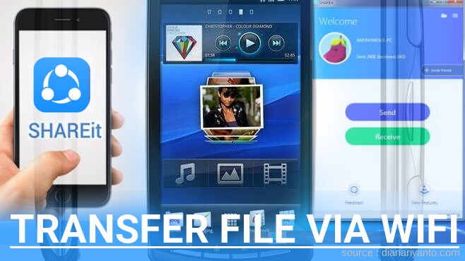 Mengenal Transfer File via Wifi di Sony Ericsson Xperia PLAY CDMA Menggunakan ShareIt Terbaru