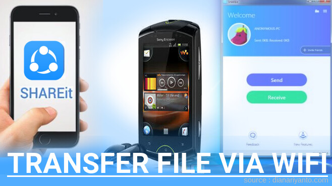Mudahnya Transfer File via Wifi di Sony Live with Walkman WT19i Menggunakan ShareIt Versi Baru