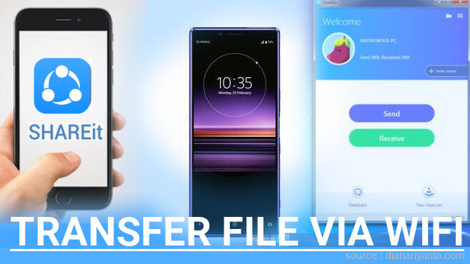 Tutorial Transfer File via Wifi di Sony Xperia 1 Menggunakan ShareIt Versi Baru
