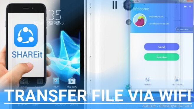 Mengenal Transfer File via Wifi di Sony Xperia Acro S LT26w Menggunakan ShareIt Terbaru