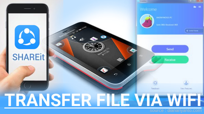 Transfer File via Wifi di Sony Xperia Active Menggunakan ShareIt Terbaru