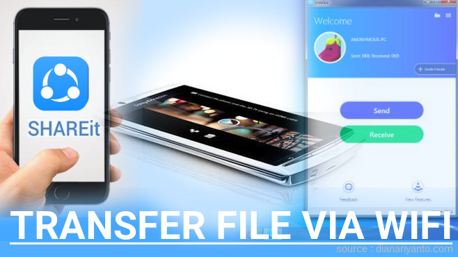 Tutorial Transfer File via Wifi di Sony Xperia Arc S LT18i Menggunakan ShareIt Versi Baru