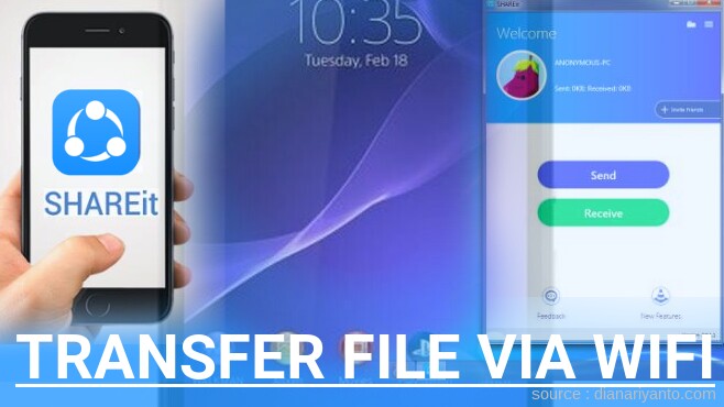 Cara Mudah Transfer File via Wifi di Sony Xperia C3 D2533 Menggunakan ShareIt Terbaru
