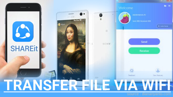 Tips Transfer File via Wifi di Sony Xperia C4 Dual Menggunakan ShareIt Versi Baru