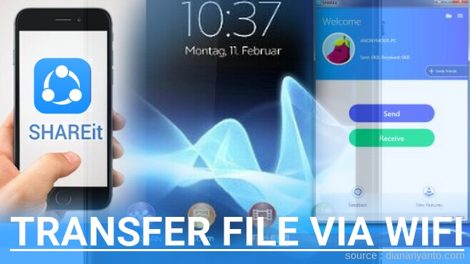 Cara Transfer File via Wifi di Sony Xperia E C1504 Menggunakan ShareIt Versi Baru