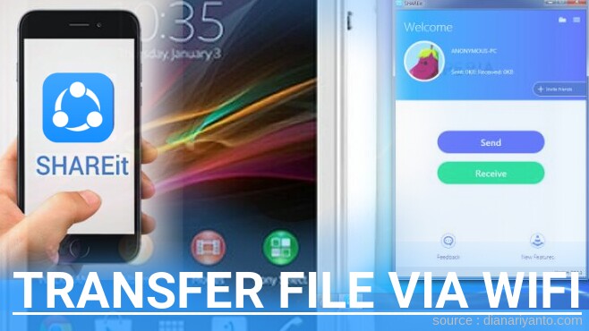 Cara Mudah Transfer File via Wifi di Sony Xperia E C1505 Menggunakan ShareIt Terbaru