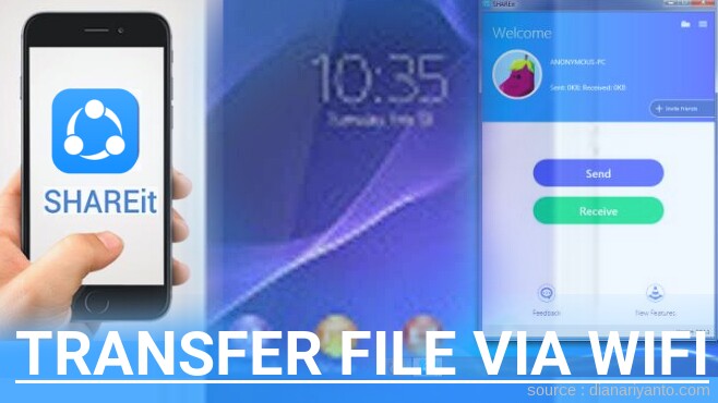Tips Transfer File via Wifi di Sony Xperia E3 Dual D2212 Menggunakan ShareIt Terbaru