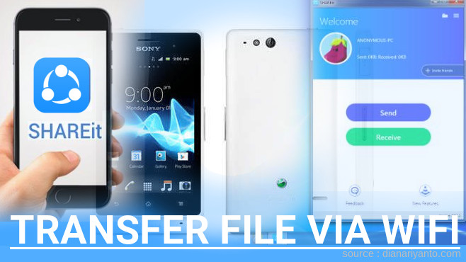 Cara Mudah Transfer File via Wifi di Sony Xperia GO ST27i Menggunakan ShareIt Terbaru