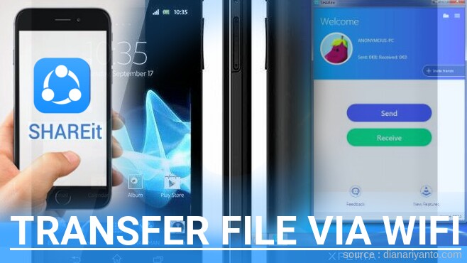 Kirim dan Transfer File via Wifi di Sony Xperia GX SO-4D Menggunakan ShareIt Terbaru