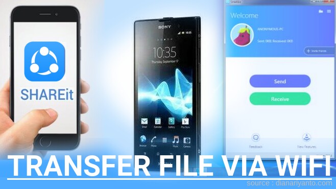 Transfer File via Wifi di Sony Xperia Ion LT28I Menggunakan ShareIt Terbaru