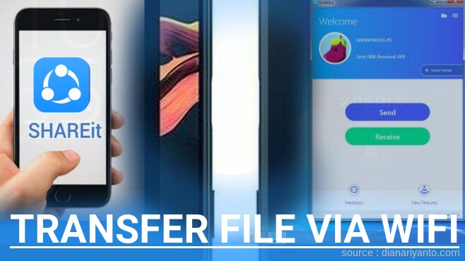 Kirim dan Transfer File via Wifi di Sony XPeria Keyaki Zelkova Menggunakan ShareIt Versi Baru