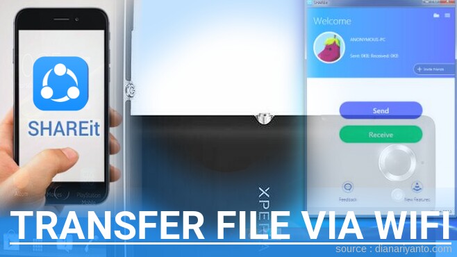 Tips Transfer File via Wifi di Sony Xperia L C2105 Menggunakan ShareIt Terbaru