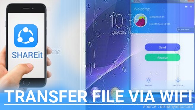 Cara Mudah Transfer File via Wifi di Sony Xperia M2 Aqua D2406 Menggunakan ShareIt Versi Baru