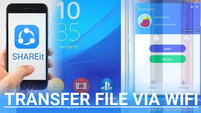 Mengenal Transfer File via Wifi di Sony Xperia M4 Aqua Dual E2363 Menggunakan ShareIt Terbaru
