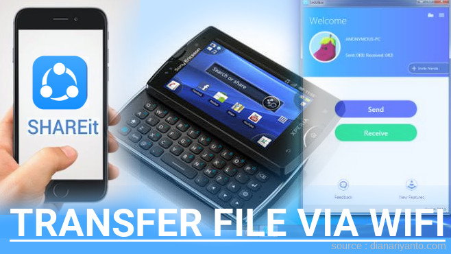 Cara Mudah Transfer File via Wifi di Sony Xperia Mini Pro Menggunakan ShareIt Versi Baru