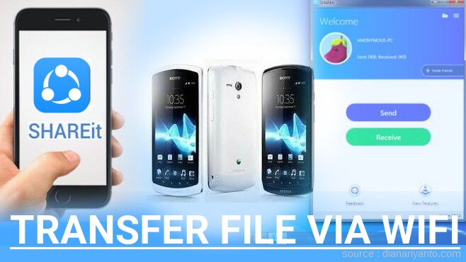 Tutorial Transfer File via Wifi di Sony Xperia Neo L MT25 Menggunakan ShareIt Versi Baru