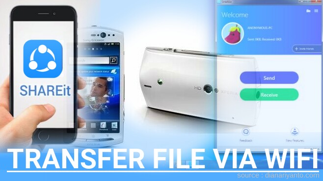 Cara Mudah Transfer File via Wifi di Sony Xperia Neo V MT11i Menggunakan ShareIt Terbaru