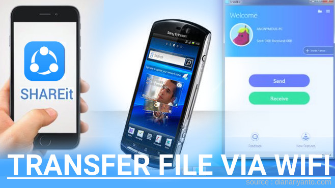 Mudahnya Transfer File via Wifi di Sony Xperia Neo V Menggunakan ShareIt Terbaru