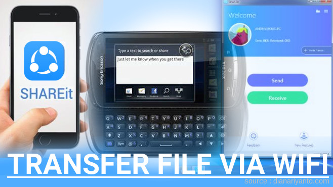 Tips Transfer File via Wifi di Sony Xperia Pro Menggunakan ShareIt Terbaru