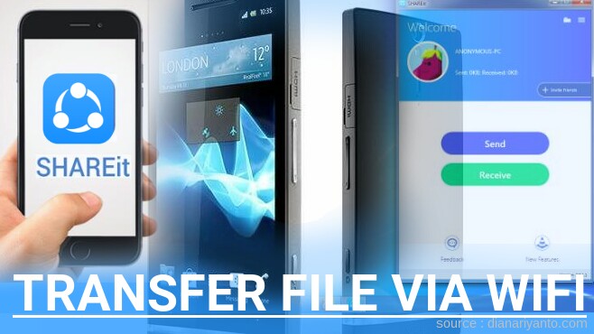 Mudahnya Transfer File via Wifi di Sony Xperia SL LT26ii Menggunakan ShareIt Versi Baru