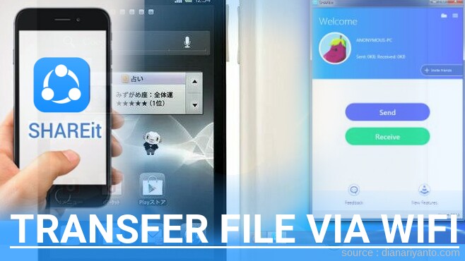 Tips Transfer File via Wifi di Sony Xperia SX SO-05D Menggunakan ShareIt Terbaru