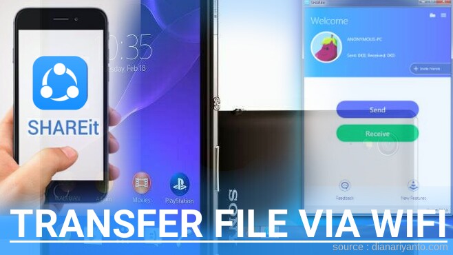 Mudahnya Transfer File via Wifi di Sony Xperia T3 D5103 Menggunakan ShareIt Versi Baru