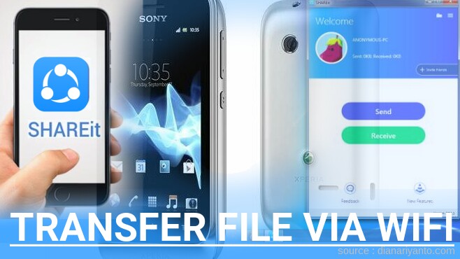 Cara Mudah Transfer File via Wifi di Sony Xperia Tipo Dual ST212 Menggunakan ShareIt Terbaru
