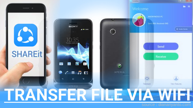 Mudahnya Transfer File via Wifi di Sony Xperia Tipo Dual Menggunakan ShareIt Terbaru