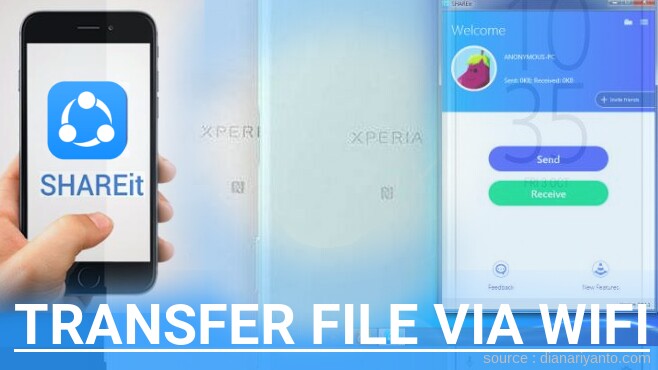 Cara Mudah Transfer File via Wifi di Sony Xperia X Compact F5321 Menggunakan ShareIt Terbaru