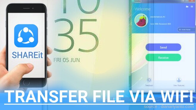 Mudahnya Transfer File via Wifi di Sony Xperia X F5122 Menggunakan ShareIt Versi Baru