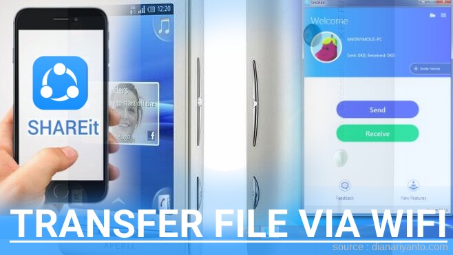 Tutorial Transfer File via Wifi di Sony Xperia X8 E15i Menggunakan ShareIt Versi Baru