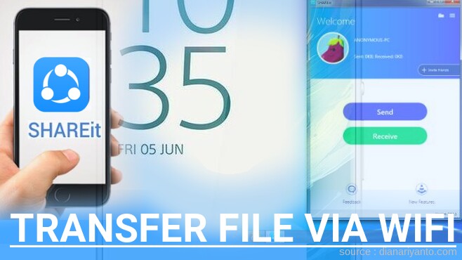 Mudahnya Transfer File via Wifi di Sony Xperia XA Ultra F3216 Menggunakan ShareIt Versi Baru