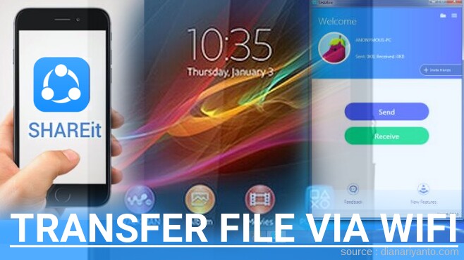 Mudahnya Transfer File via Wifi di Sony Xperia XR Menggunakan ShareIt Terbaru