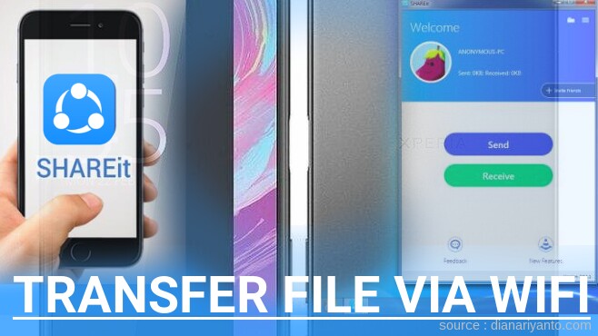 Kirim dan Transfer File via Wifi di Sony XPeria Yoshino Menggunakan ShareIt Terbaru