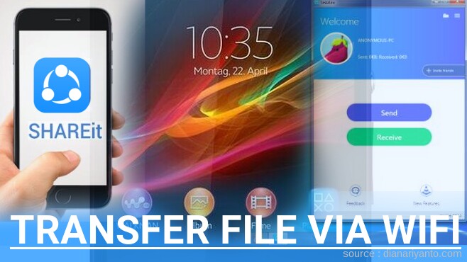 Cara Mudah Transfer File via Wifi di Sony Xperia Z LTE C6603 Menggunakan ShareIt Terbaru