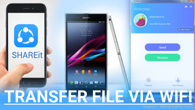 Tutorial Transfer File via Wifi di Sony Xperia Z Ultra Menggunakan ShareIt Terbaru