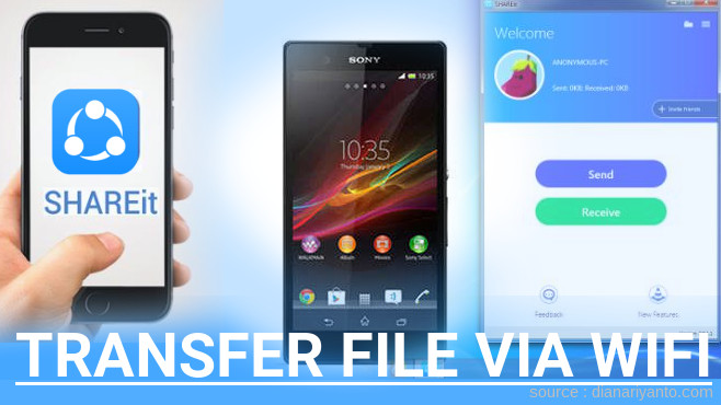 Tips Transfer File via Wifi di Sony Xperia Z Menggunakan ShareIt Terbaru