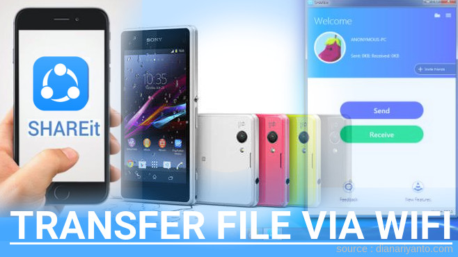 Mudahnya Transfer File via Wifi di Sony Xperia Z1 Compact Menggunakan ShareIt Terbaru