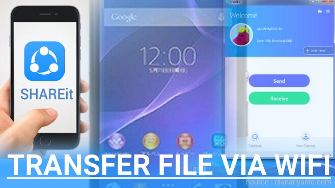 Tips Transfer File via Wifi di Sony Xperia Z2A D6563 Menggunakan ShareIt Versi Baru
