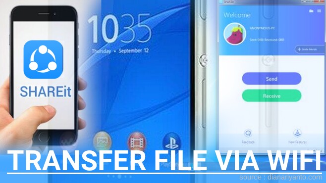 Tutorial Transfer File via Wifi di Sony Xperia Z3 Neo Menggunakan ShareIt Versi Baru
