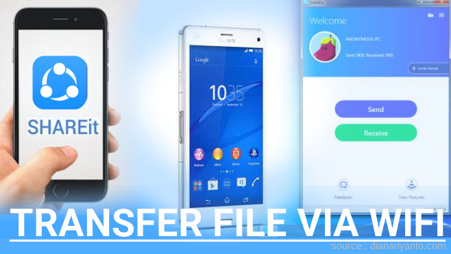 Tutorial Transfer File via Wifi di Sony Xperia Z4 Compact 16GB Menggunakan ShareIt Versi Baru