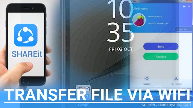 Mudahnya Transfer File via Wifi di Sony Xperia Z5 Compact E5803 Menggunakan ShareIt Versi Baru