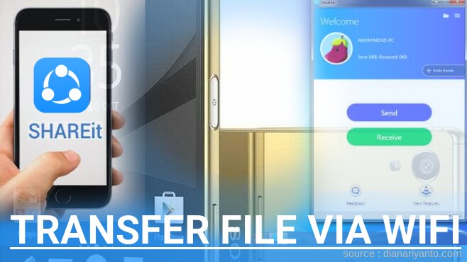 Tips Transfer File via Wifi di Sony Xperia Z5 Premium E6853 Menggunakan ShareIt Terbaru