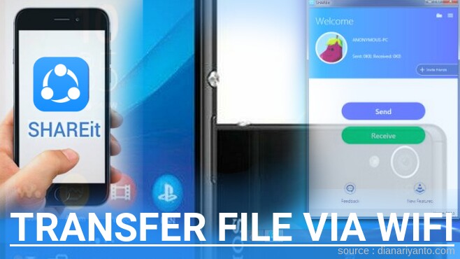 Mengenal Transfer File via Wifi di Sony Xperia Z5 Ultra Menggunakan ShareIt Versi Baru