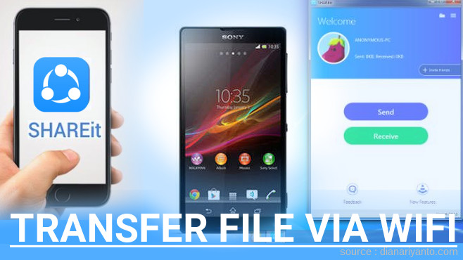 Cara Mudah Transfer File via Wifi di Sony Xperia ZL C6502 16GB Menggunakan ShareIt Terbaru