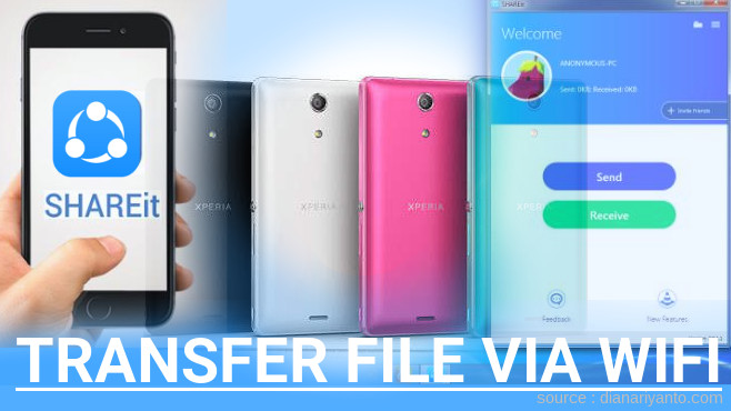 Tips Transfer File via Wifi di Sony Xperia ZR Menggunakan ShareIt Versi Baru